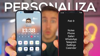 Cómo PERSONALIZAR tu iPhone como un PRO 🔥 ¡Más productividad [upl. by Rosemaria]