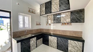 10x10 Modular Kitchen Design  PVC Modular Kitchen  Low Budget Model [upl. by Cynth323]