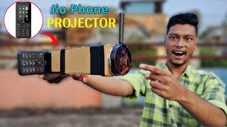 How To Make Jio Phone Projector 📽️ 💯🔥 At Home  DIY smartphone projector 4k Projector [upl. by Draneb600]