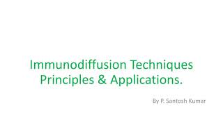 Immunodiffusion techniques part 2 [upl. by Sille]