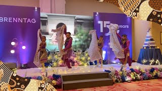 Tradisional kontemporer Dance Performance  Brenntag 150th Anniversary [upl. by Karilla]