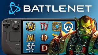 How To Install BattleNet On Steam Deck  EASY FAST GUIDE [upl. by Eciram475]