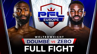 HD FULL FIGHT Cedric Doumbe vs Jordan Zebo  PFL Paris Walkout Intros KO amp Interview [upl. by Adnolat]