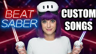 How to get CUSTOM SONGS for Beat Saber on QUEST [upl. by Anua]