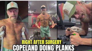 Adam Copeland Surgery Update  Adam Copeland doing planks after surgery 😳 [upl. by Rambow977]