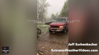 442017 Broken Arrow OK Hail Storm [upl. by Verger]