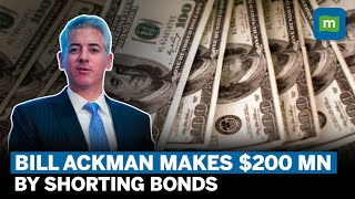 Bill Ackman’s 31 Word Tweets Reveal He’s Buying US Treasuries Making Him 200 Mn Richer [upl. by Eselehs]