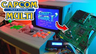 RESTAURÉ esta PLACA ARCADE CHINA de CAPCOM y le puse TODOS los JUEGOS   Darksoft CPS1 Multi Review [upl. by Burra]