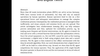 Optimizing Control of Waste Incineration Plants Using Reinforcement Learning and Digital Twins [upl. by Antoinetta]