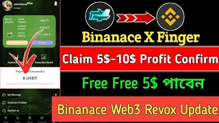 Claim 510 USDT Free  Tech Finger X Binanace New Offer  Binanace New Offer  Per Account 5💯 [upl. by Narahs]