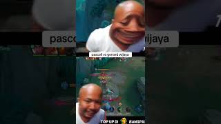 PASCOL vs Gerrard Wijaya🤣 mobilelegends [upl. by Anawak]