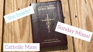 See Inside My Sunday Missal  Roman Catholic [upl. by Docile]