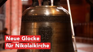 Nikolaikirche empfängt neue Glocke [upl. by Ping]