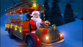 Santa Claus The fun Bus Nursery Rhymes Kids songs Educational songs [upl. by Clementis592]