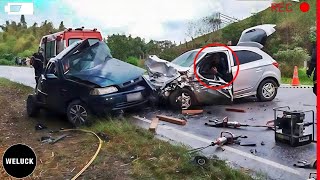 400 Shocking Moments Of Car Crashes Compilation 2024 And Idiots In Cars Caught On Camera [upl. by Ettennat49]