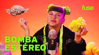 Li Saumet from Bomba Estéreo does ASMR With Flowers  Mind Massage  Fuse [upl. by Ateerys]