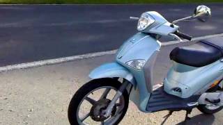 Piaggio Liberty 2T 50 Acceleration [upl. by Karalee271]