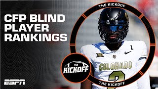 Blind Ranking College Football Stars for the Playoff – Who’s 1  The Kickoff [upl. by Nwahsed555]