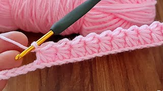 Beginners are here Very easy to make Very beautiful crocheted pattern baby blanket [upl. by Reffotsirk]