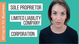 Sole Proprietorship vs LLC vs Corporation  DBA or LLC [upl. by Massab]