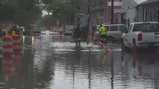 Widespread flooding across New Orleans [upl. by Ycul]