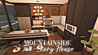 Roblox Bloxburg  Mountainside Modern House Interior  Minami Oroi [upl. by Roselani]