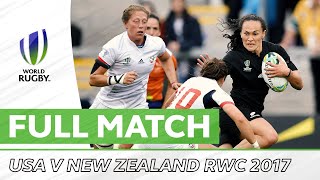 Rugby World Cup 2017 SemiFinal USA v New Zealand [upl. by Shreve]