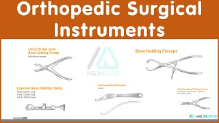 150 Orthopaedic surgery Instruments with names and uses surgery surgicalinstruments [upl. by Ressay120]