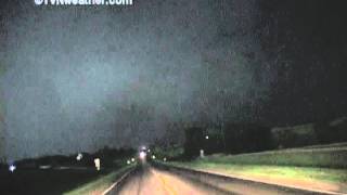 Largest tornado ever recorded 25 miles wide Hallam Nebraska 2004 [upl. by Aihsemek]