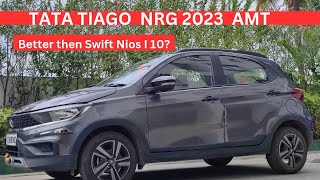 TATA TIAGO 2023 NRG AMT  FEATURES  PRICE  BEST HATCHBACK [upl. by Ttocserp]