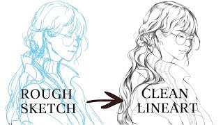 MediBang How I Lineart  TUTORIAL [upl. by Spatz]