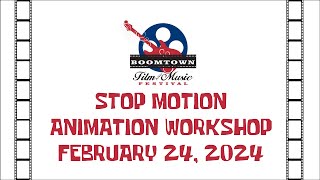 Boom Town Film Festival Animation Workshop [upl. by Attey]