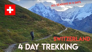 4 day trekking in Switzerland  Jungfrau Region  September 2024 [upl. by Onid]