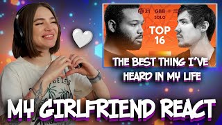 My GIRLFRIEND React  King Inertia vs Helium I GRAND BEATBOX BATTLE 2021 [upl. by Janis538]