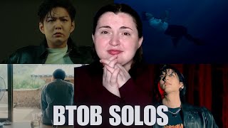 비투비 BTOB SOLOS PT 1 EUNKWANG HUTA CHANGSUB amp HYUNSIK MVs  REACTION [upl. by Yoshiko]