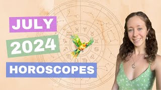 🦜 JULY 2024 HOROSCOPES  ALL 12 SIGNS 🦜 [upl. by Silyhp]