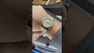 TIMEX Q REISSUE GOLD TONE WHITE DIAL WATCH FOR MEN TW2V18700 timexwatches timex [upl. by Nanam]