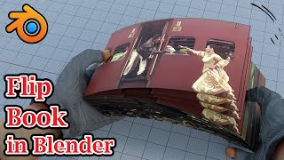 How To Create A Flip Book Animation In Blender  Free Script For Automation  Flip Book Generator [upl. by Rawdan234]