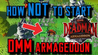 How NOT To Start The NEW OSRS Deadman Mode Armageddon  Part 1 [upl. by Nelson]