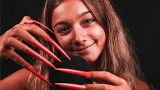 TAPPING WITH EXTREME LONG NAILS ASMR [upl. by Atnaloj]