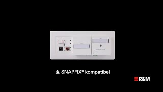 SNAPFIX®kompatible DA und FODosen von RampM [upl. by Airtemed]