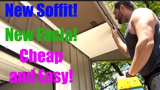 How to Install New Soffit on an Old House [upl. by Attirehs423]