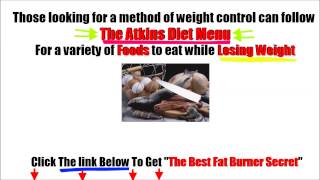 Atkins Diet Menu [upl. by Toft845]