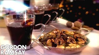 Gordon Ramsays Mulled Wine With Dry Roasted Spiced Nuts [upl. by Fidela513]