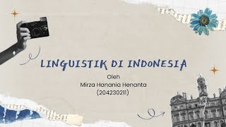 Linguistik di Indonesia Kajian Kebahasaan [upl. by Stiegler]