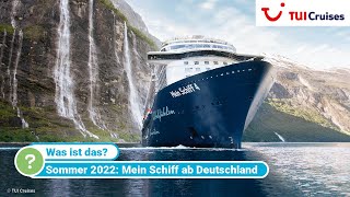 Sommer 2022 Mein Schiff ab Deutschland  Nordland Großbritannien amp Ostsee [upl. by Neyr]