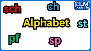 Alphabet  Konsonanten Paare  Deutsch lernen Anfänger [upl. by Anar]