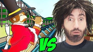 ROLLERCOASTER CREATOR vs The Worlds Worst Gamer [upl. by Yelyac]