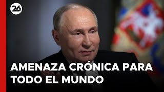 La OTAN advirtió que Rusia representa una amenaza crónica para todo el mundo [upl. by Ennahgem259]