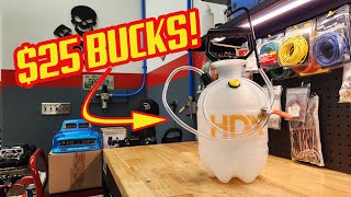 DIY Cheap Garden Sprayer Fluid Transfer Pump Speedys Garage [upl. by Norek]